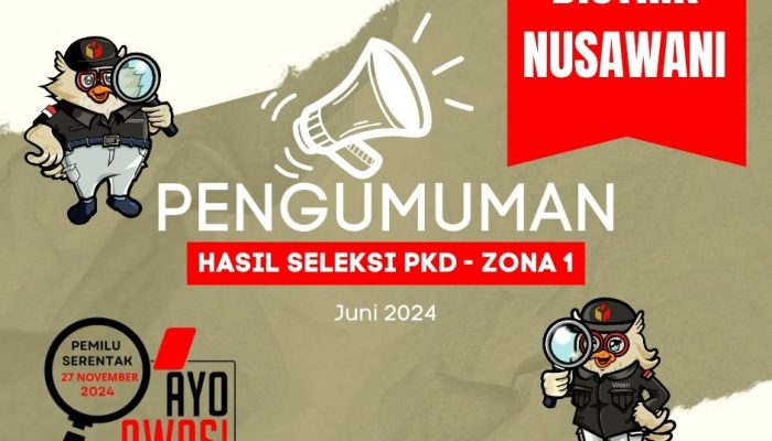 Hasil Seleksi PKD Distrik Nusawani 2024
