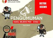 Hasil Seleksi PKD Distrik Kosiwo 2024
