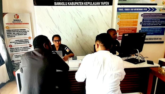 Melalui CekTas SIPOL, Bawaslu Yapen Terima Dua Aduan Dugaan Pencatutan Data Warga