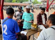KPU-Bawaslu Yapen: Sosialisasi, Perkuat Data Pemilih Berkelanjutan di Pasar Aroro-Iroro